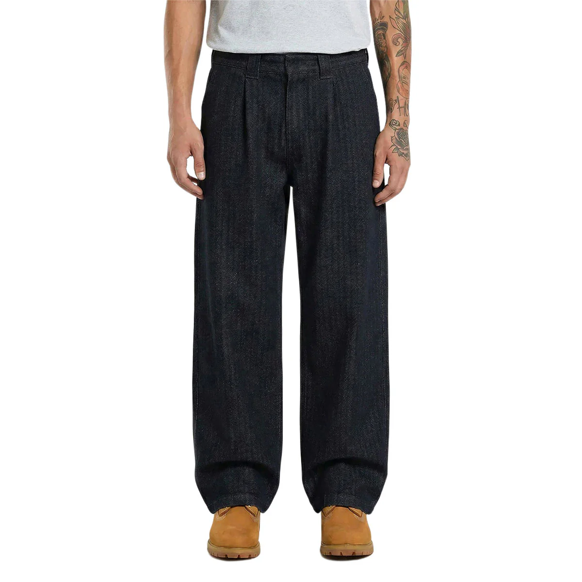 Dickies Selvedge Herringbone Denim Work Pants - Rinsed