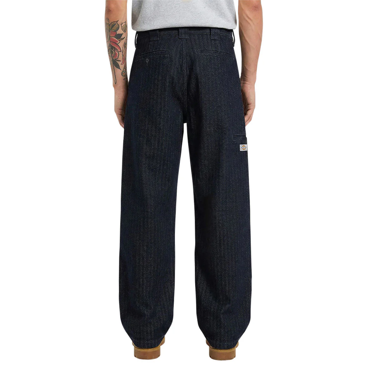 Dickies Selvedge Herringbone Denim Work Pants - Rinsed - Image 2