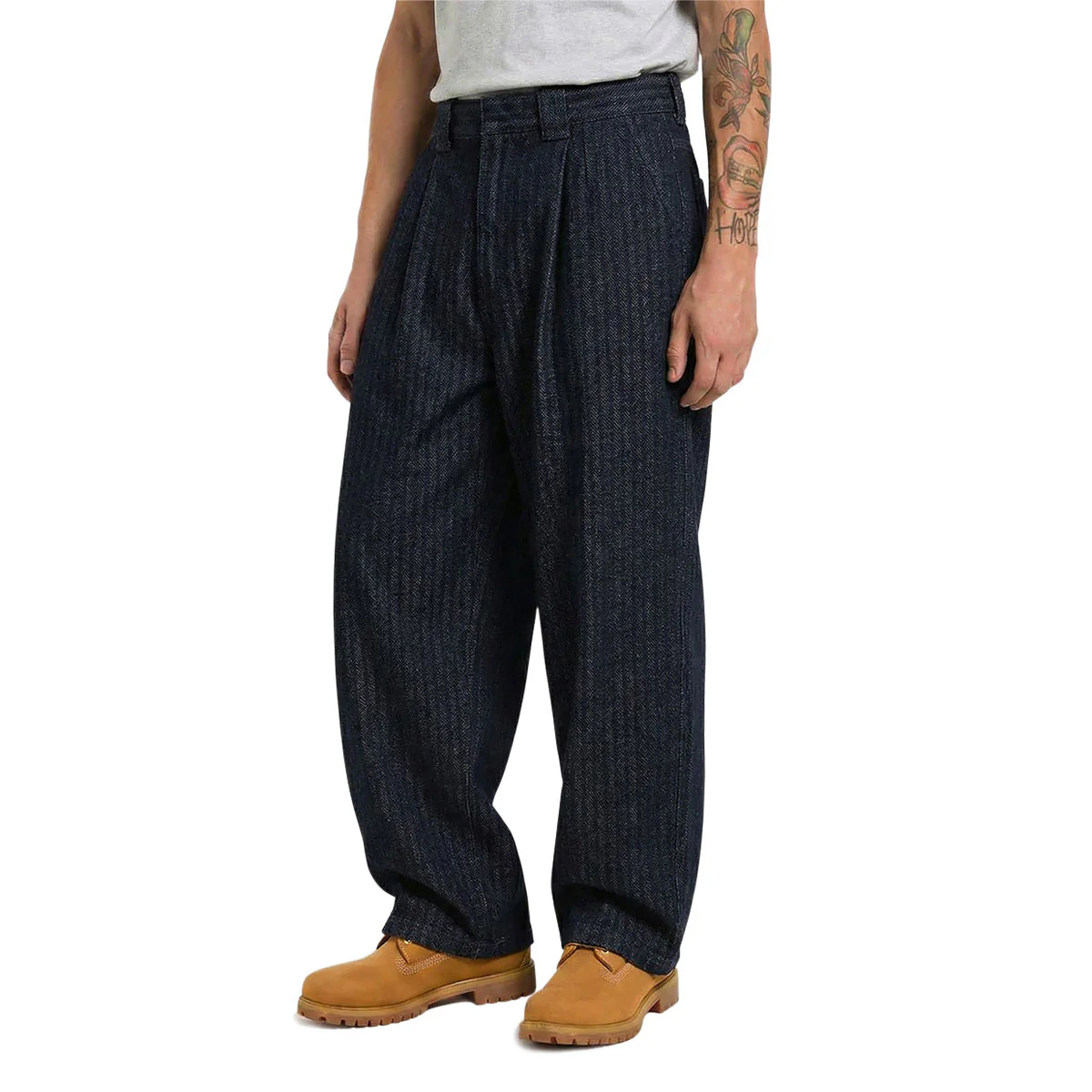 Dickies Selvedge Herringbone Denim Work Pants - Rinsed - Image 4