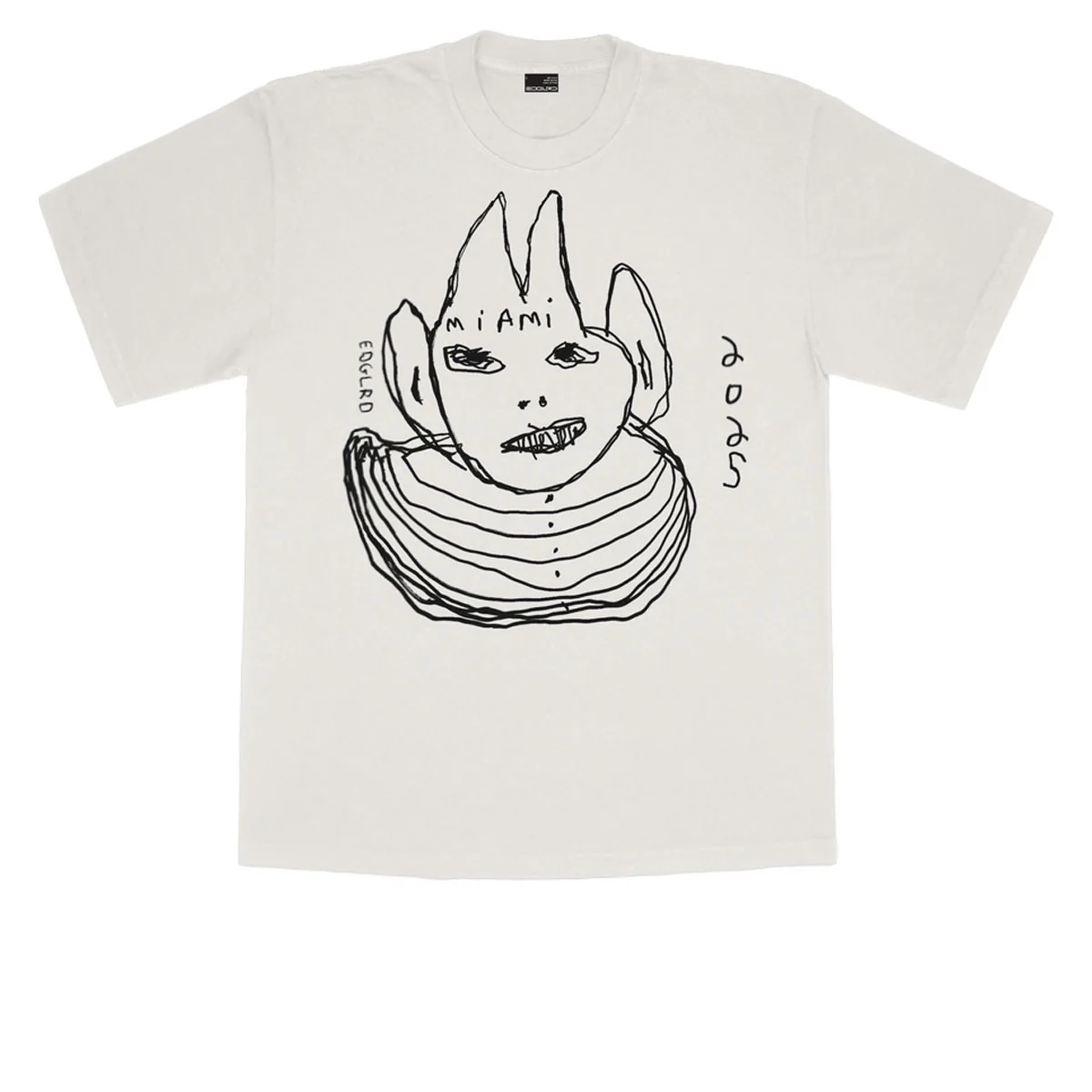 EDGLRD Swirly T-Shirt - Off White