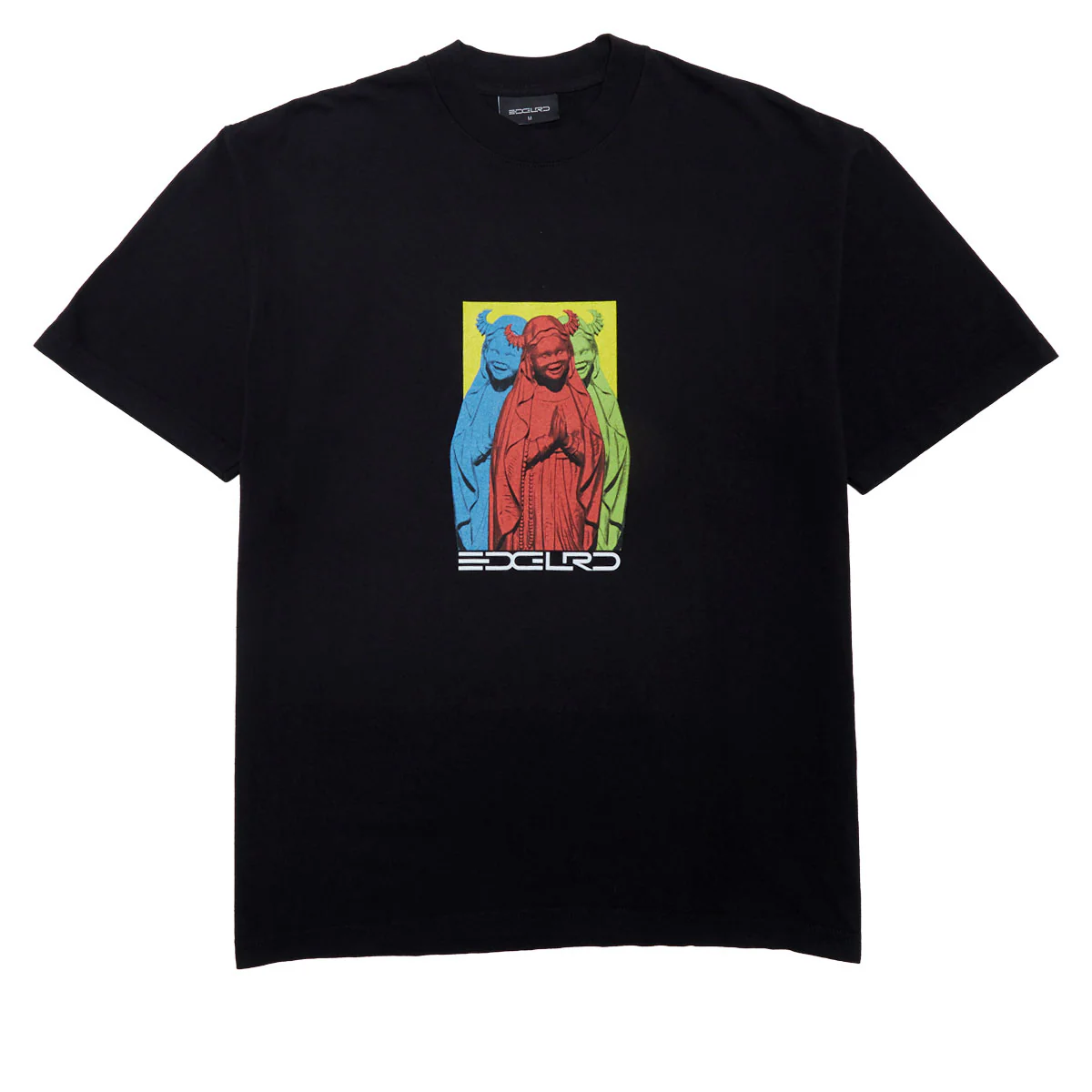 EDGLRD Virgin Mary T-Shirt - Black