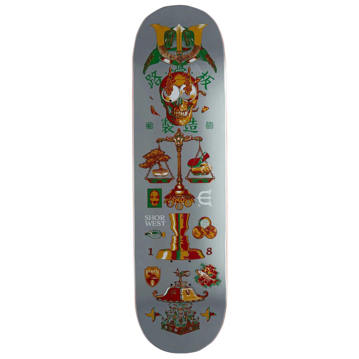 Evisen Shor Dialogue Skateboard Deck - 8.50"