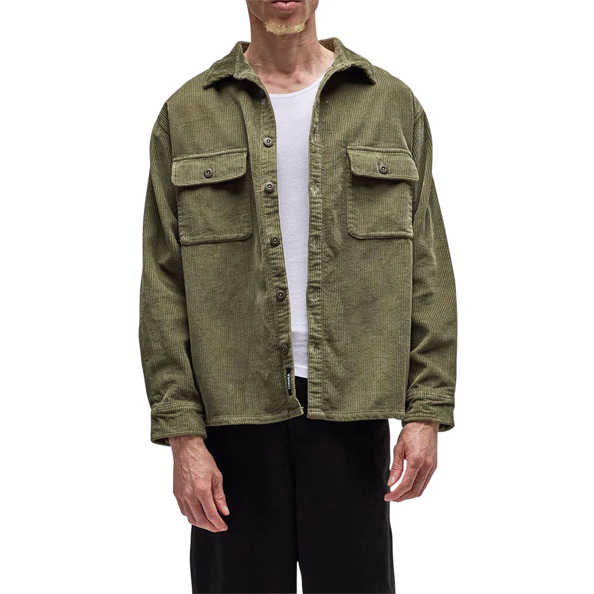 Former Reynolds Cord Long Sleeve Shirt - Pine