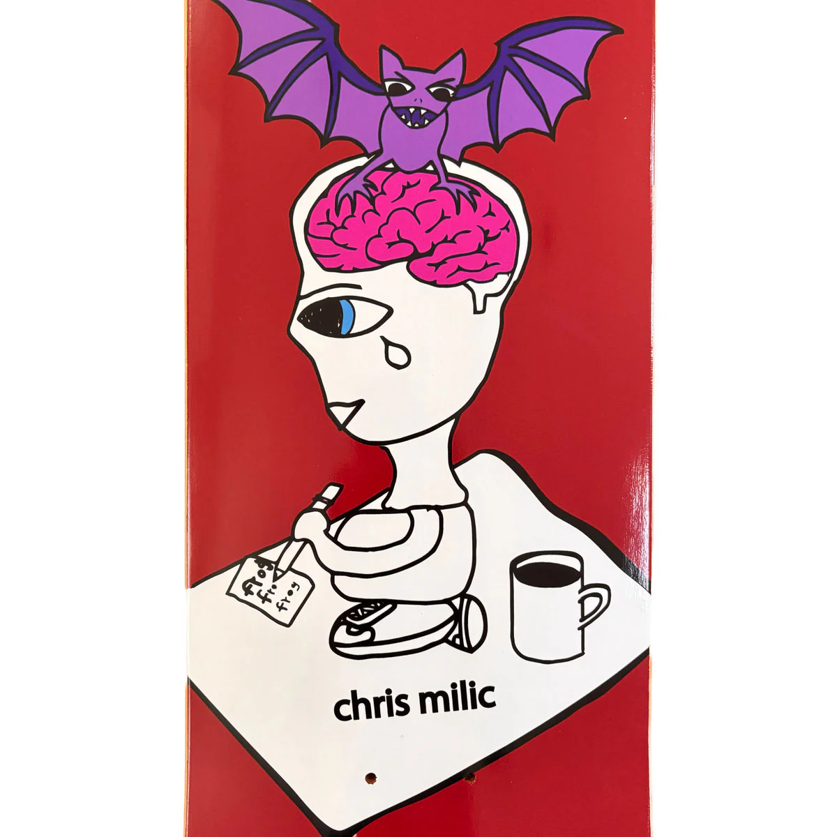 Frog Bat Brain Chris Milic Skateboard Complete - 8.38" - Image 3