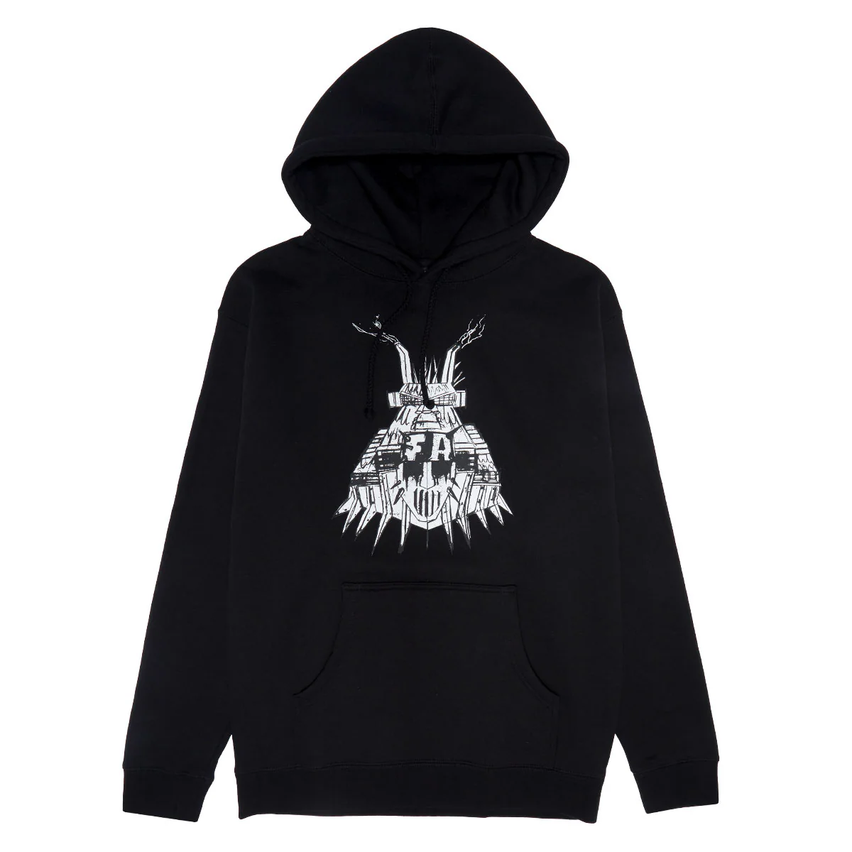 Fucking Awesome 7th Grade Book Cover Hoodie - Black