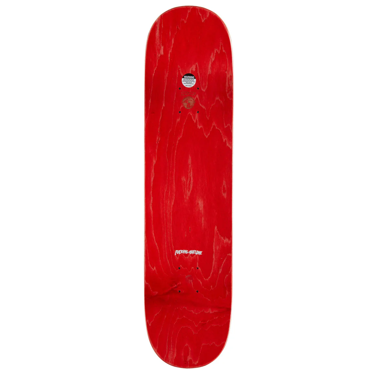 Fucking Awesome Angel Burn Skateboard Deck - White - 8.25" - Image 2