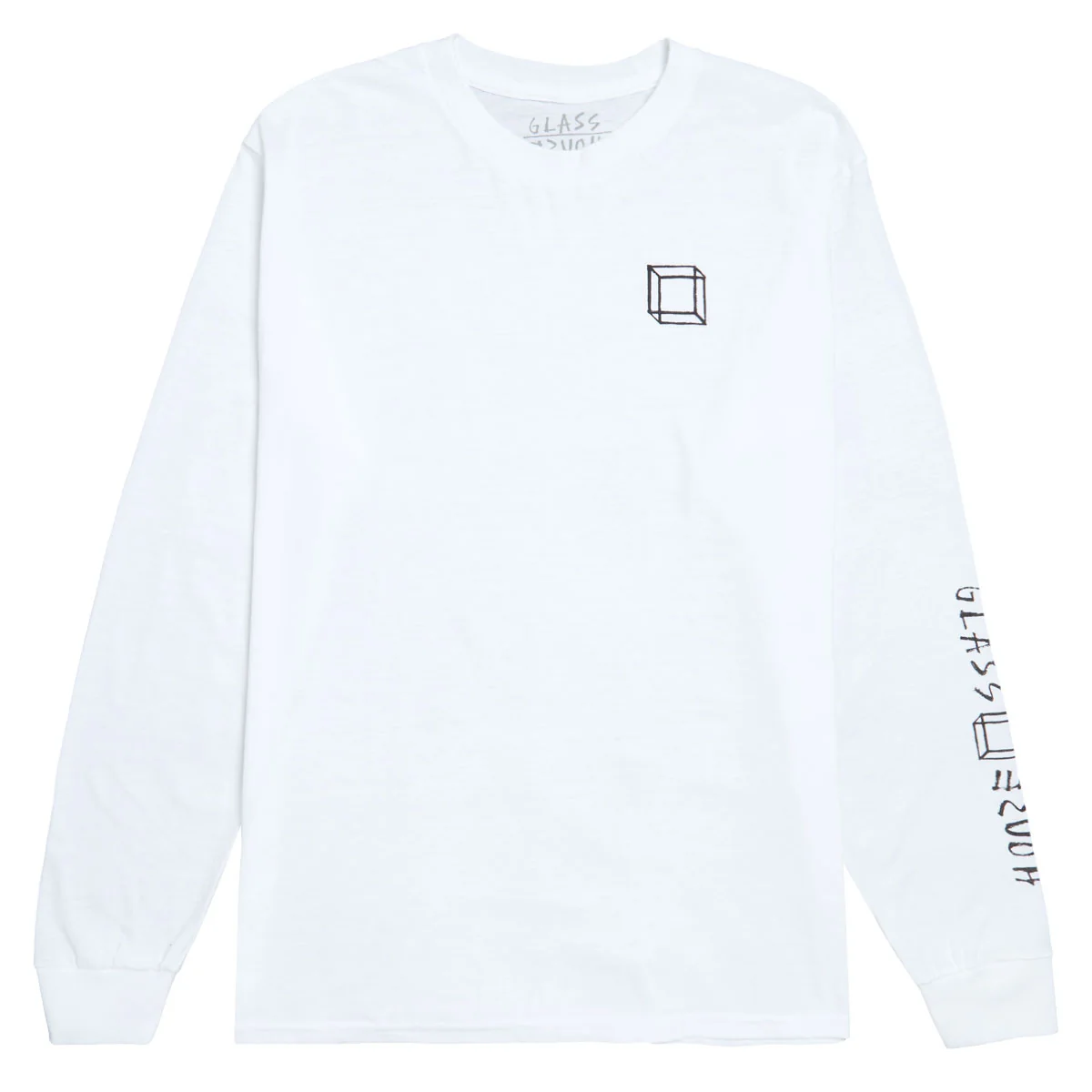 Glass House Memo Long Sleeve T-Shirt - White