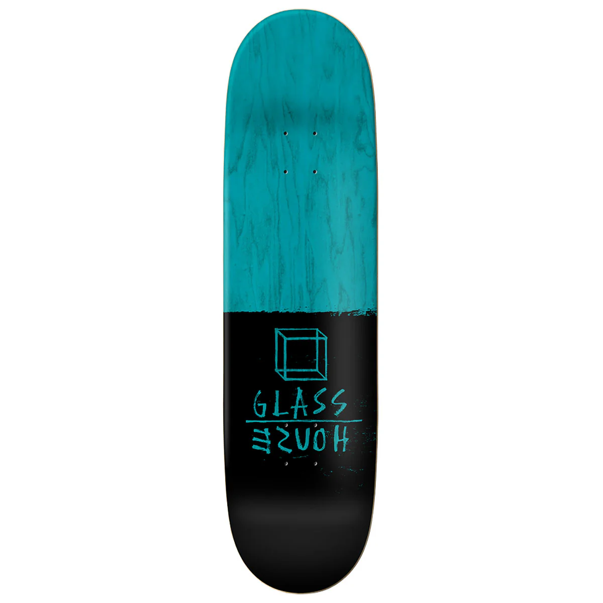 Glass House Rats Skateboard Deck - Black/Gold - 9.00" - Image 2