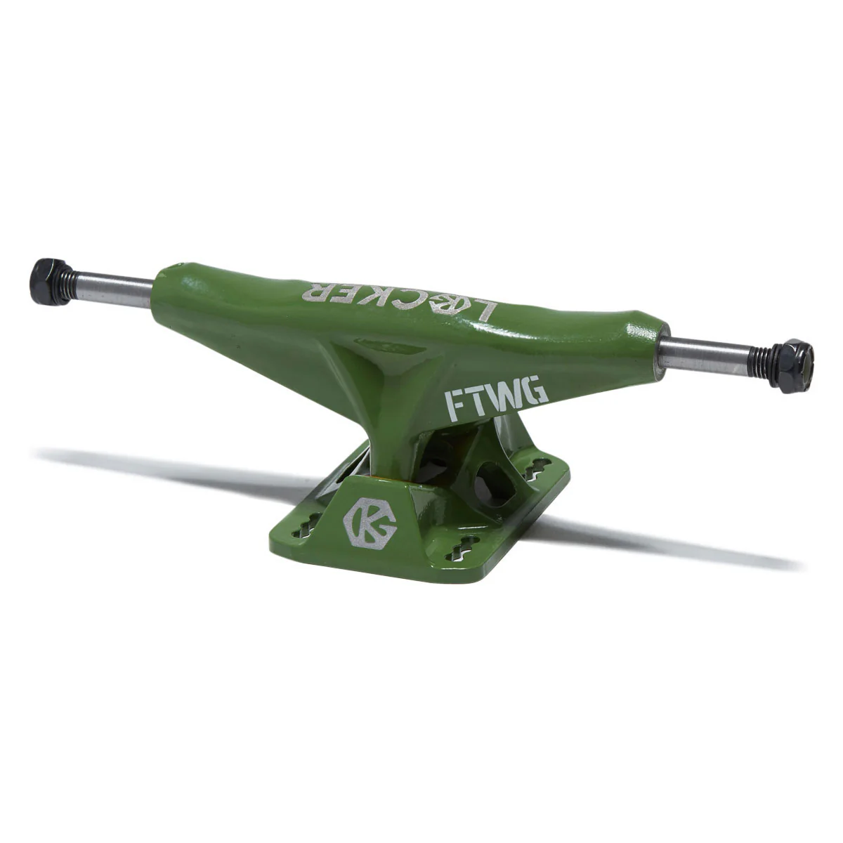 Grind King Locker Skateboard Trucks - Army Green - 8.00"