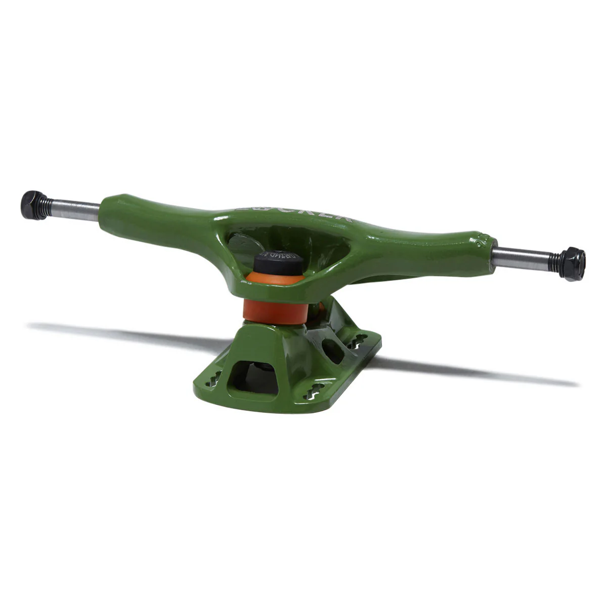 Grind King Locker Skateboard Trucks - Army Green - 9.25" - Image 2