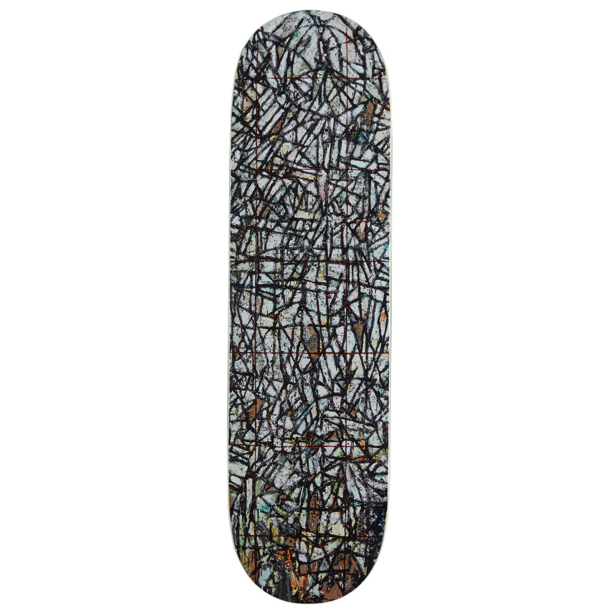 GX1000 B&W Abstract Skateboard Deck - 8.50"