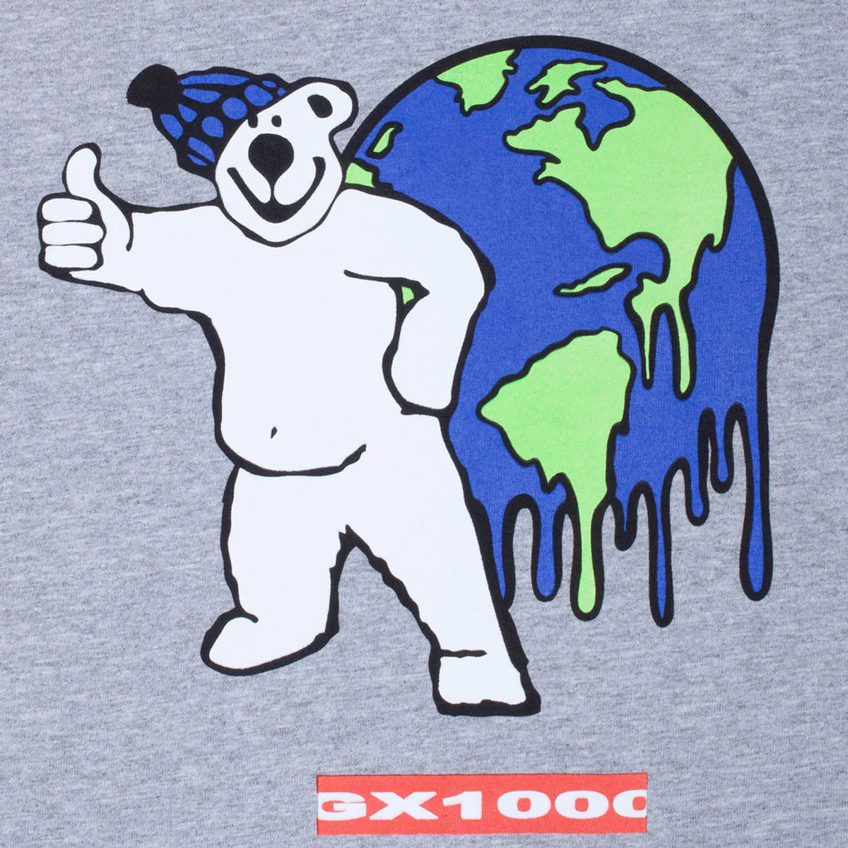 GX1000 Earth Day T-Shirt - Grey - Image 2