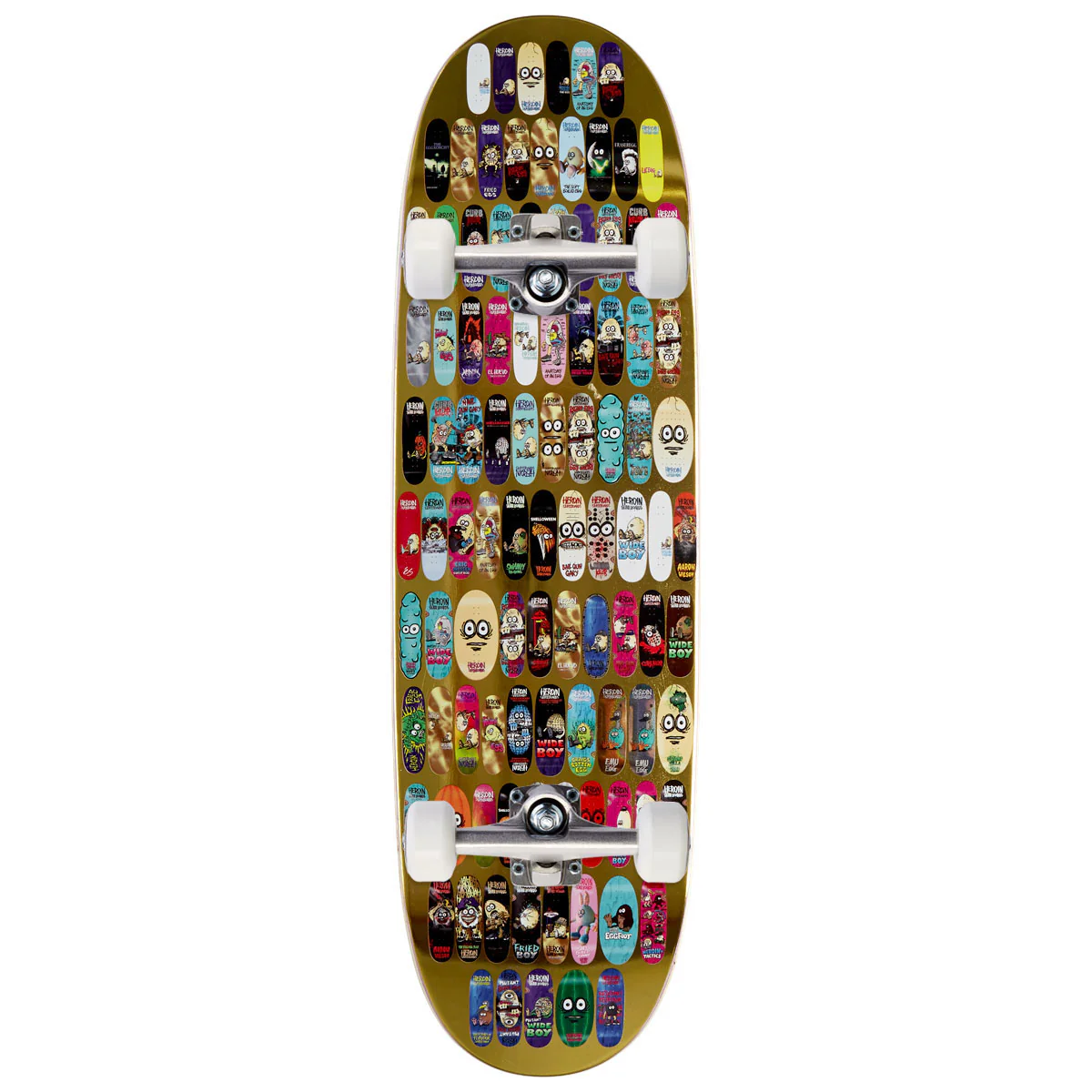 Heroin 100th Egg Skateboard Complete - 9.125"