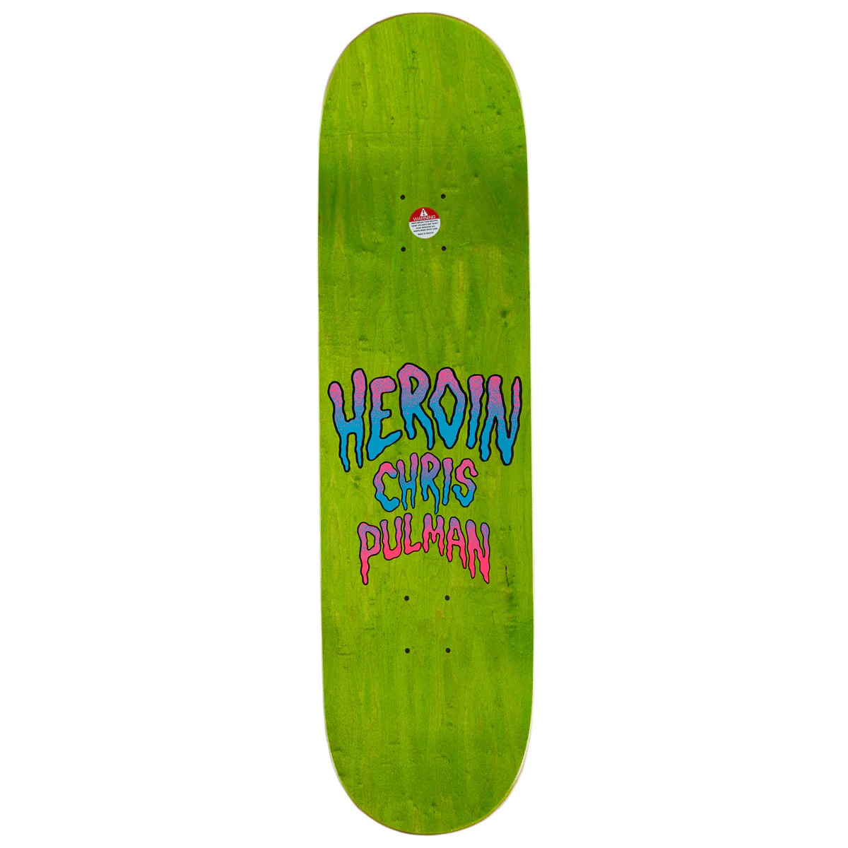 Heroin Chris Pulman Eyes Skateboard Deck - 8.50" - Image 2