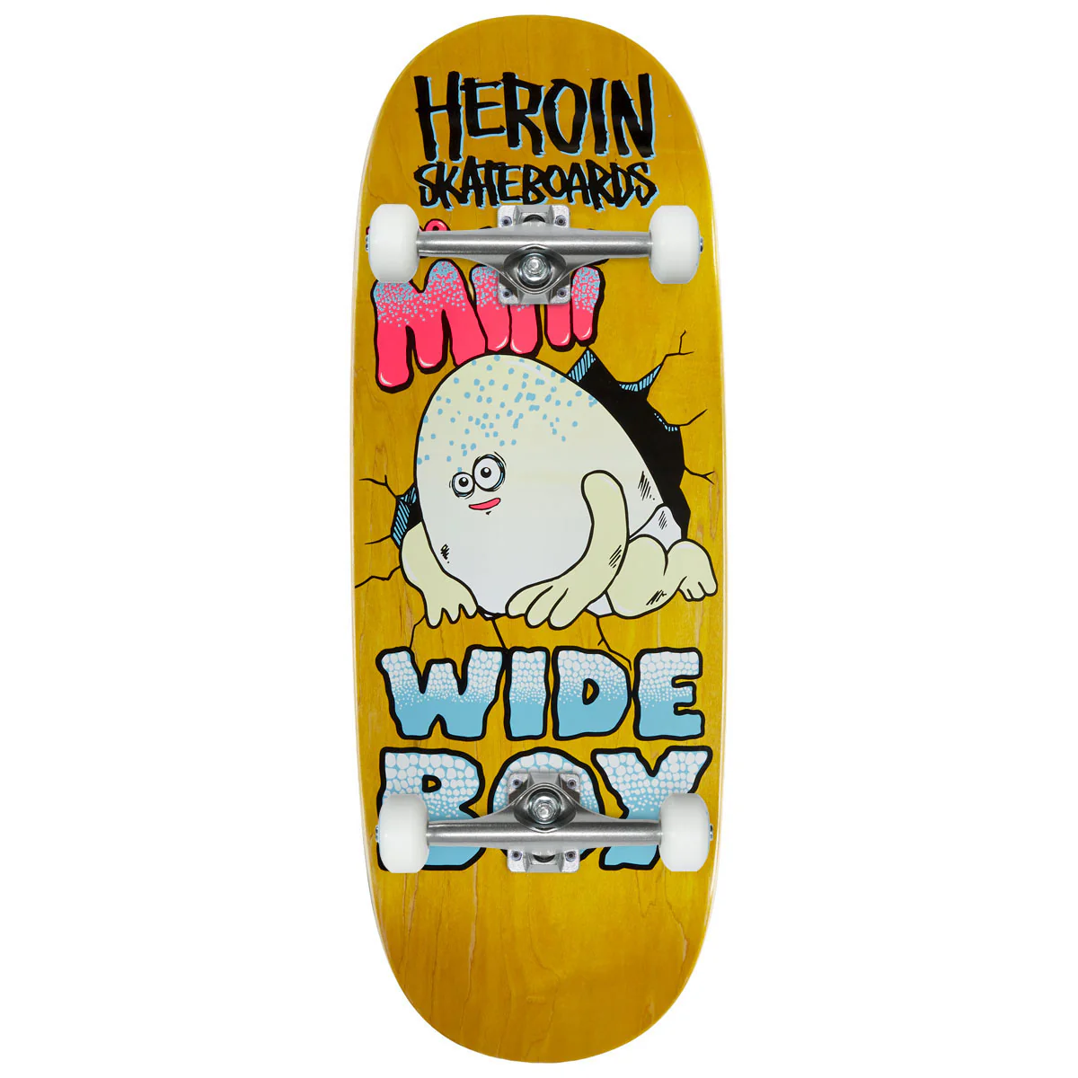 Heroin Mini Wide Boy Skateboard Complete - 10.50"