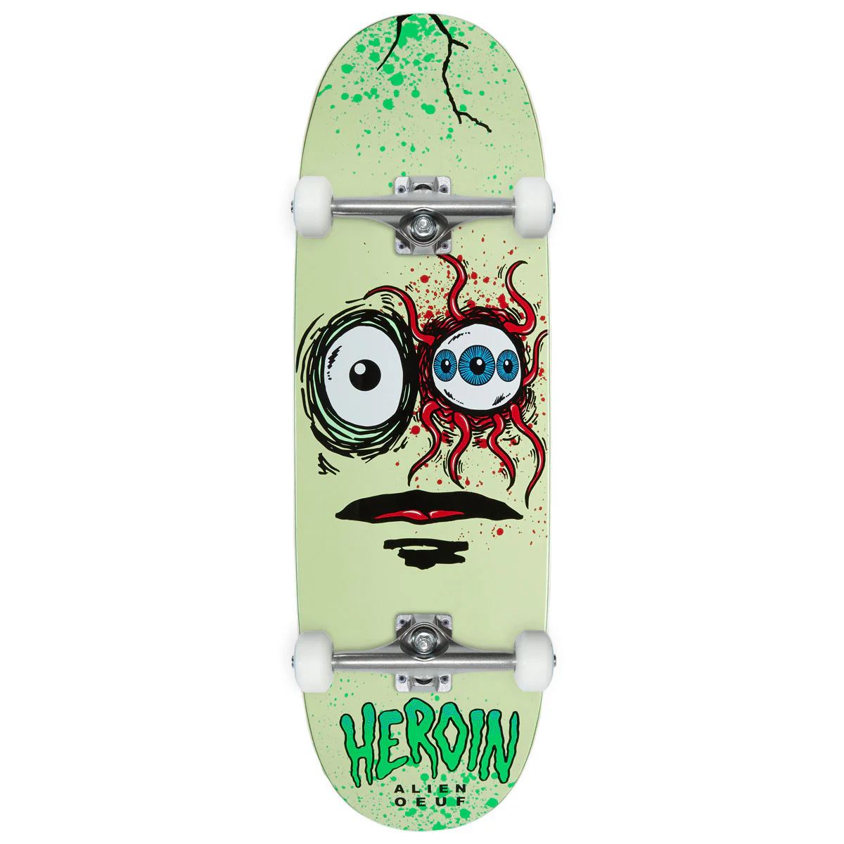 Heroin Space Egg 3 Skateboard Complete - 10.00"