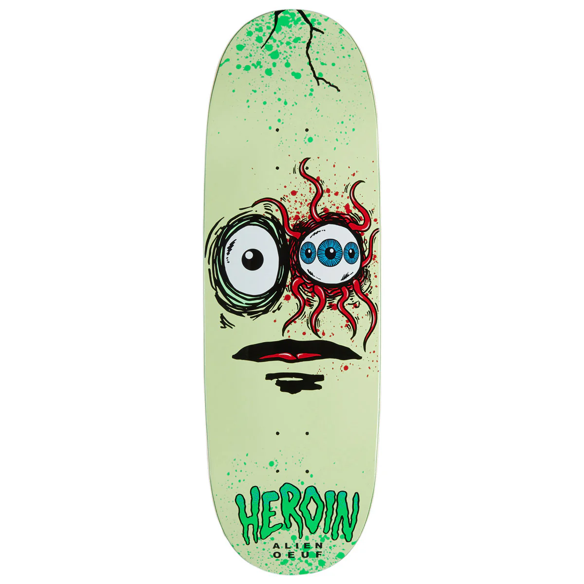 Heroin Space Egg 3 Skateboard Deck - 10.00"
