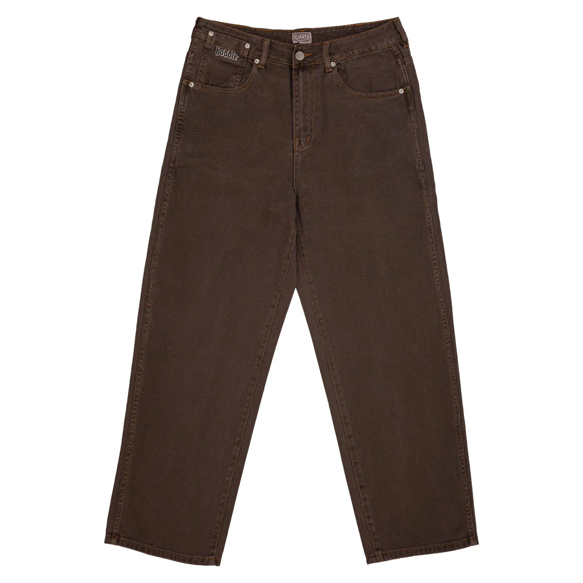 Hoddle Ranger Jeans - Brown Contrast Stitch
