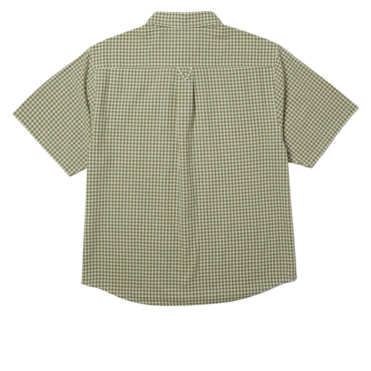HUF 89 Micro Gingham Oxford Shirt - Natural - Image 2