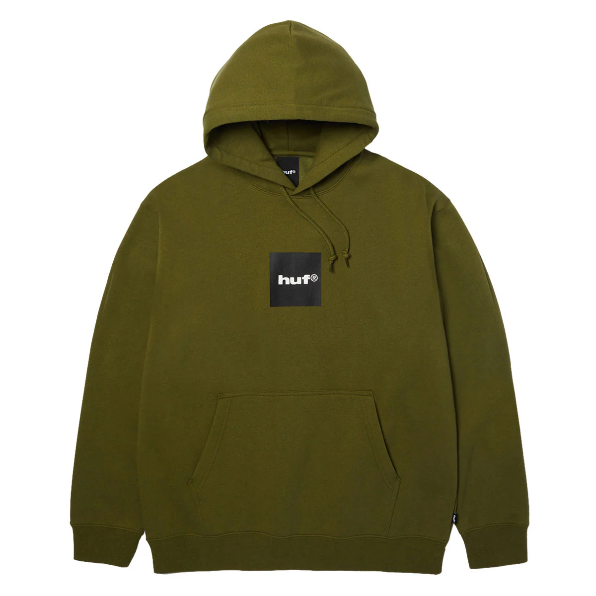 HUF Box Logo Hoodie - Olive/Black