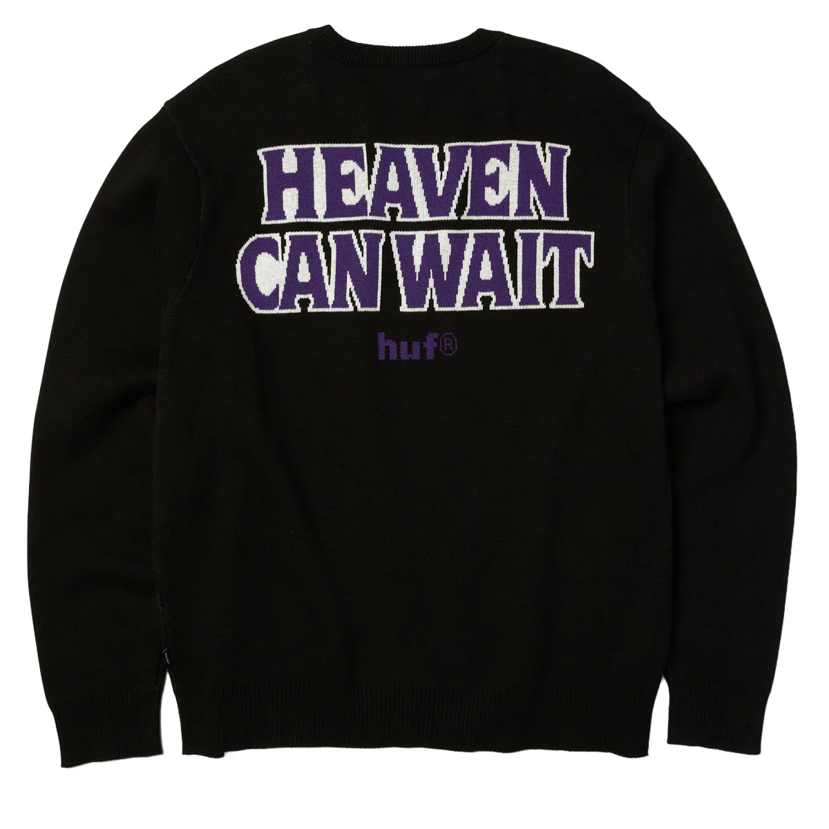 HUF Heaven Can Wait Sweater - Black - Image 2