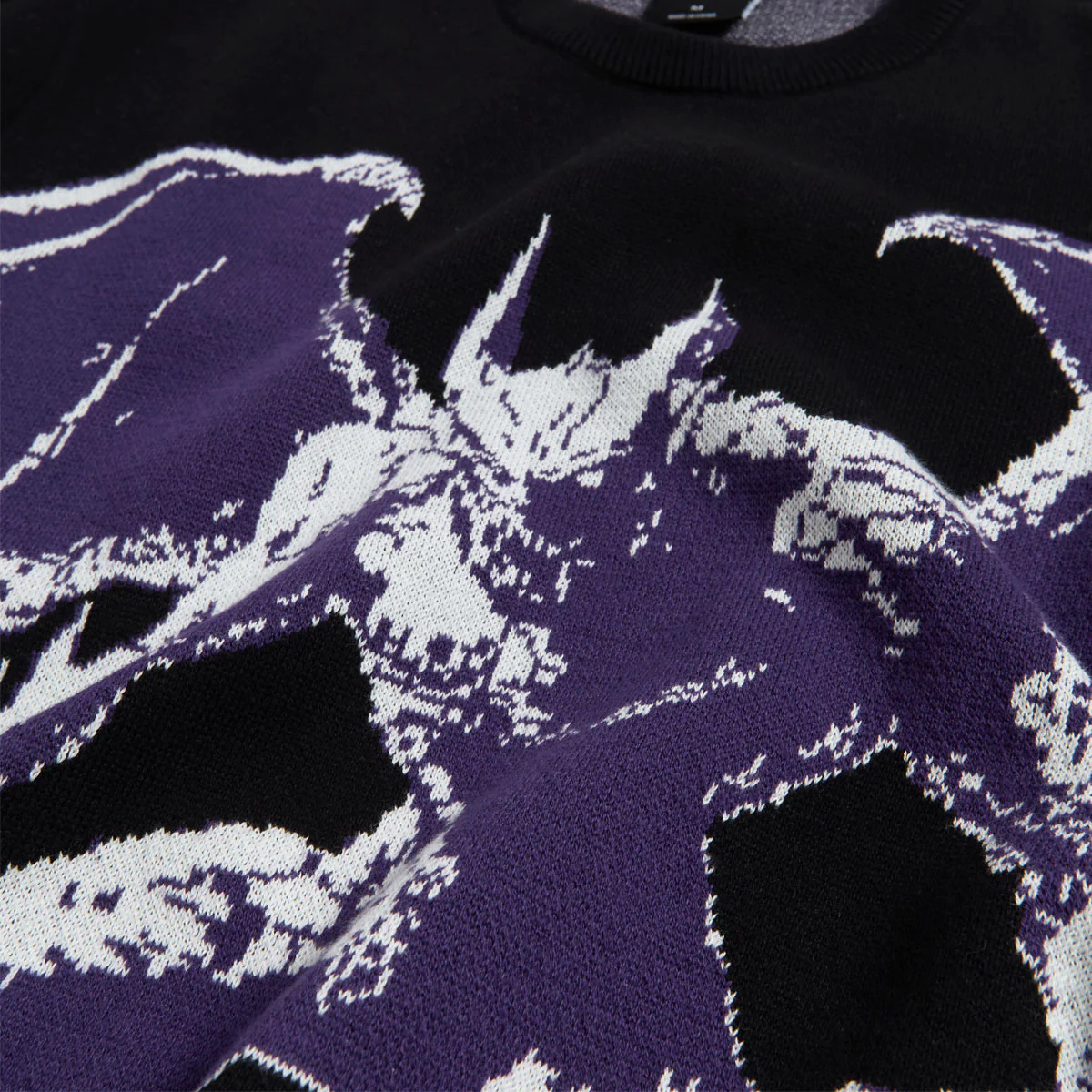 HUF Heaven Can Wait Sweater - Black - Image 3