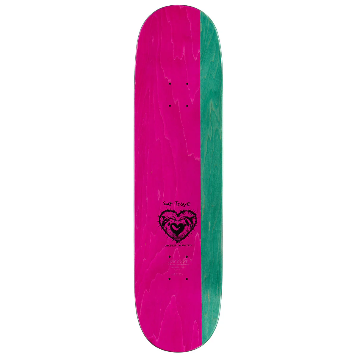 Jacuzzi Unlimited Dolphin logo EX7 Skateboard Deck - 8.50" - Image 2