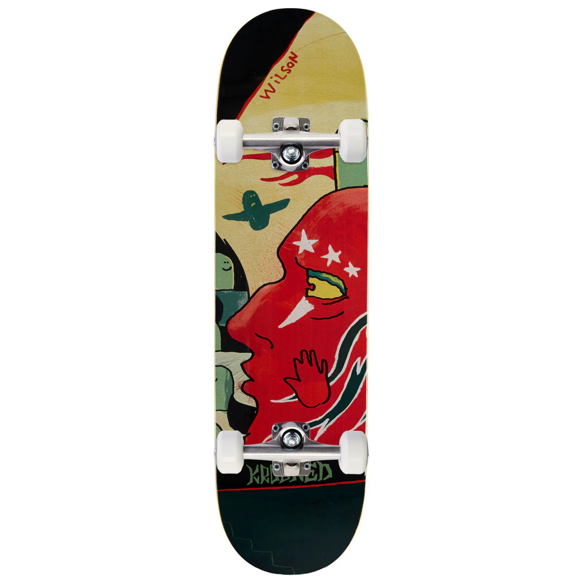 Krooked Wilson Three Star Skateboard Complete - 8.50"