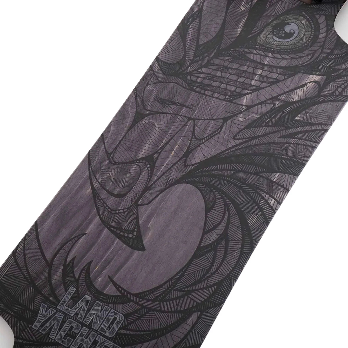 Landyachtz Drop Hammer Black Eagle Longboard Deck - Image 3