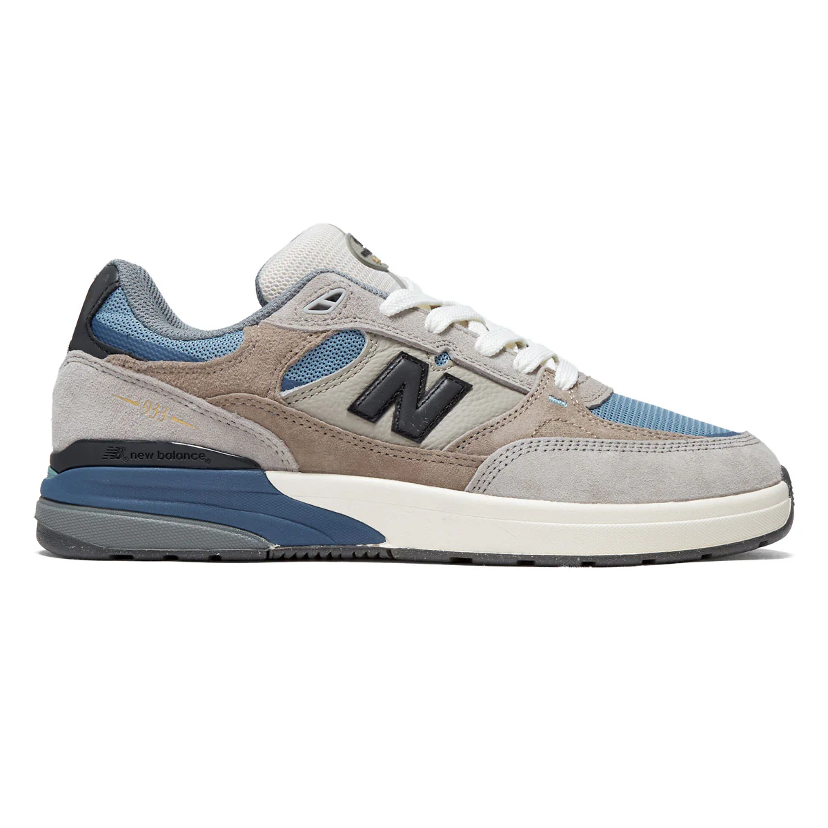 New Balance Andrew Reynolds 933 Wide Shoes - Mushroom/Light Blue