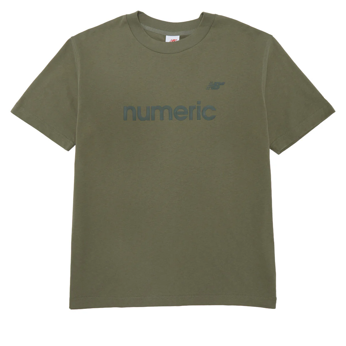 New Balance Numeric Cotton T-Shirt - Dark Olive