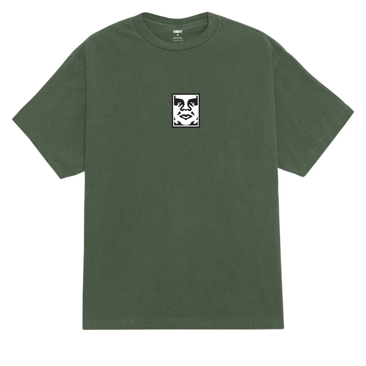 Obey Icon Face T-Shirt - Pigment Bronze Green