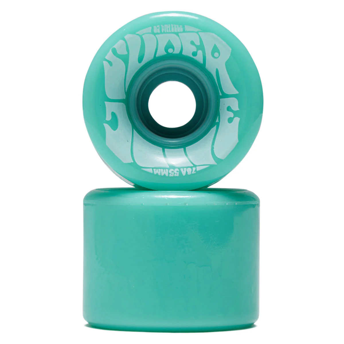 OJ 55mm Mini Super Juice Aqua 78a Skateboard Wheels - Aqua - 55mm - Image 2