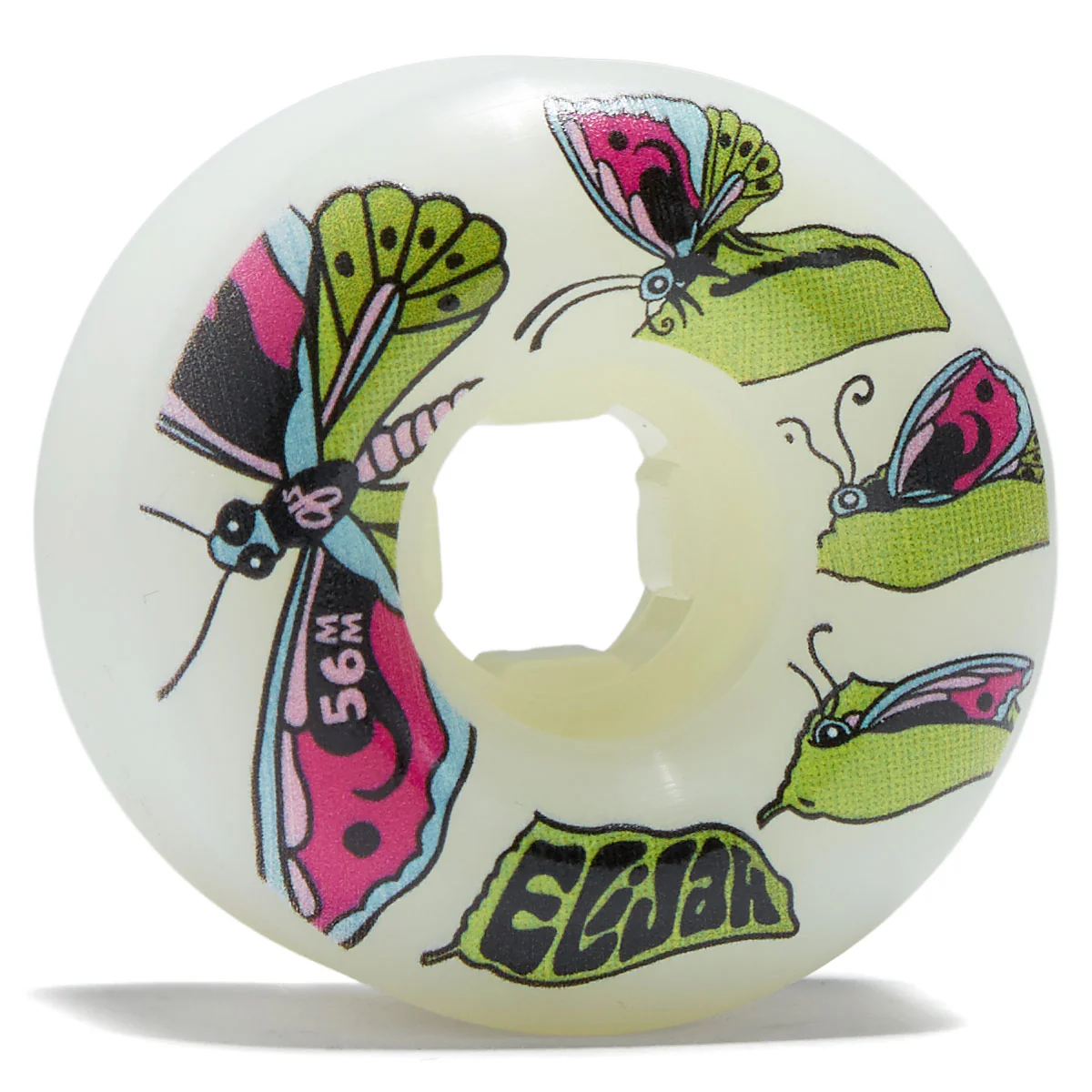 OJ Elijah Akerley Chrysalis Chubbies 99a Skateboard Wheels - White - 56mm