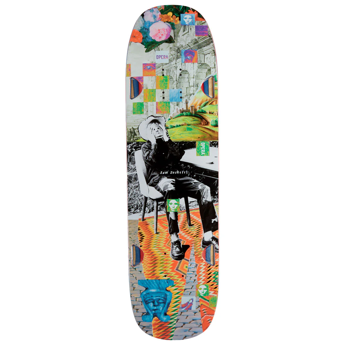 Opera Sam Becket Collage EX7 Skateboard Deck - 8.75"