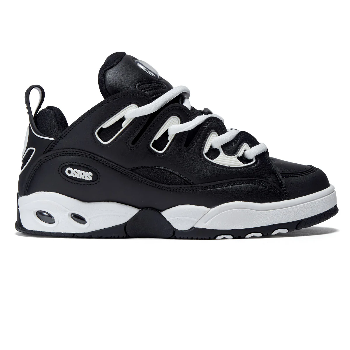 Osiris D3 E Shoes - Black/White/Black