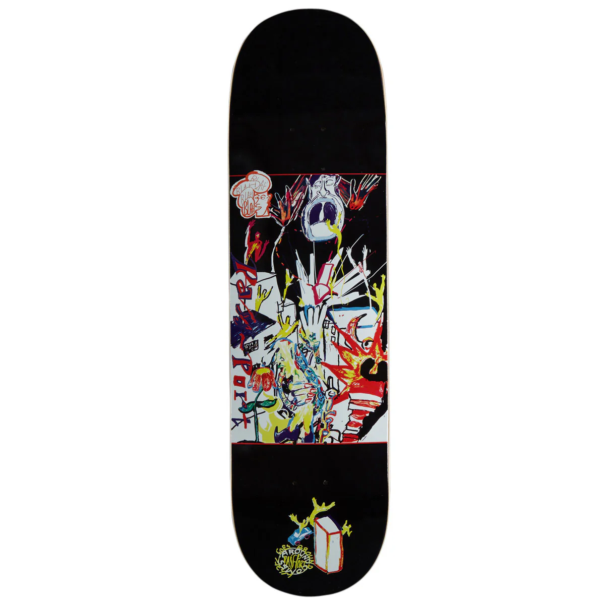 Passport Heaven & Hell Series Goes Around Skateboard Deck - 8.50"
