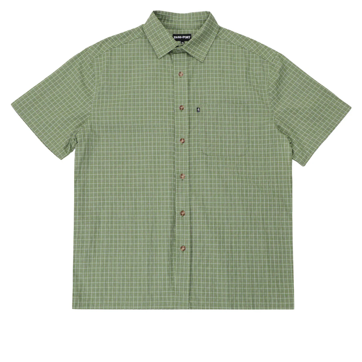 Passport Workers Check Shirt - Sage