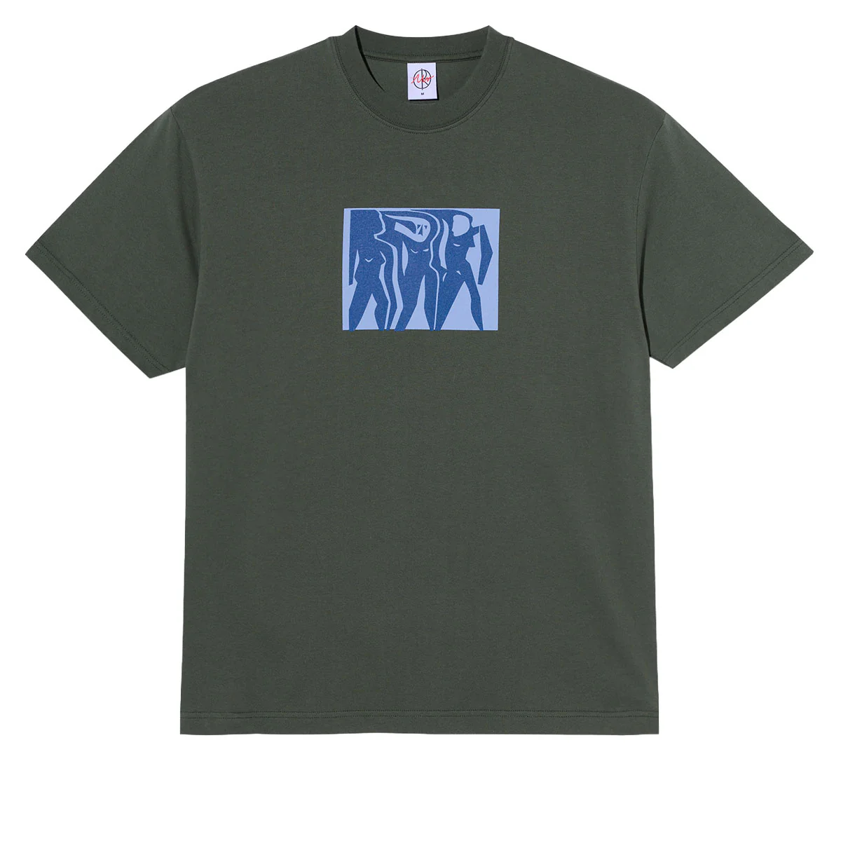 Polar Cut Outs T-Shirt - Dark Olive