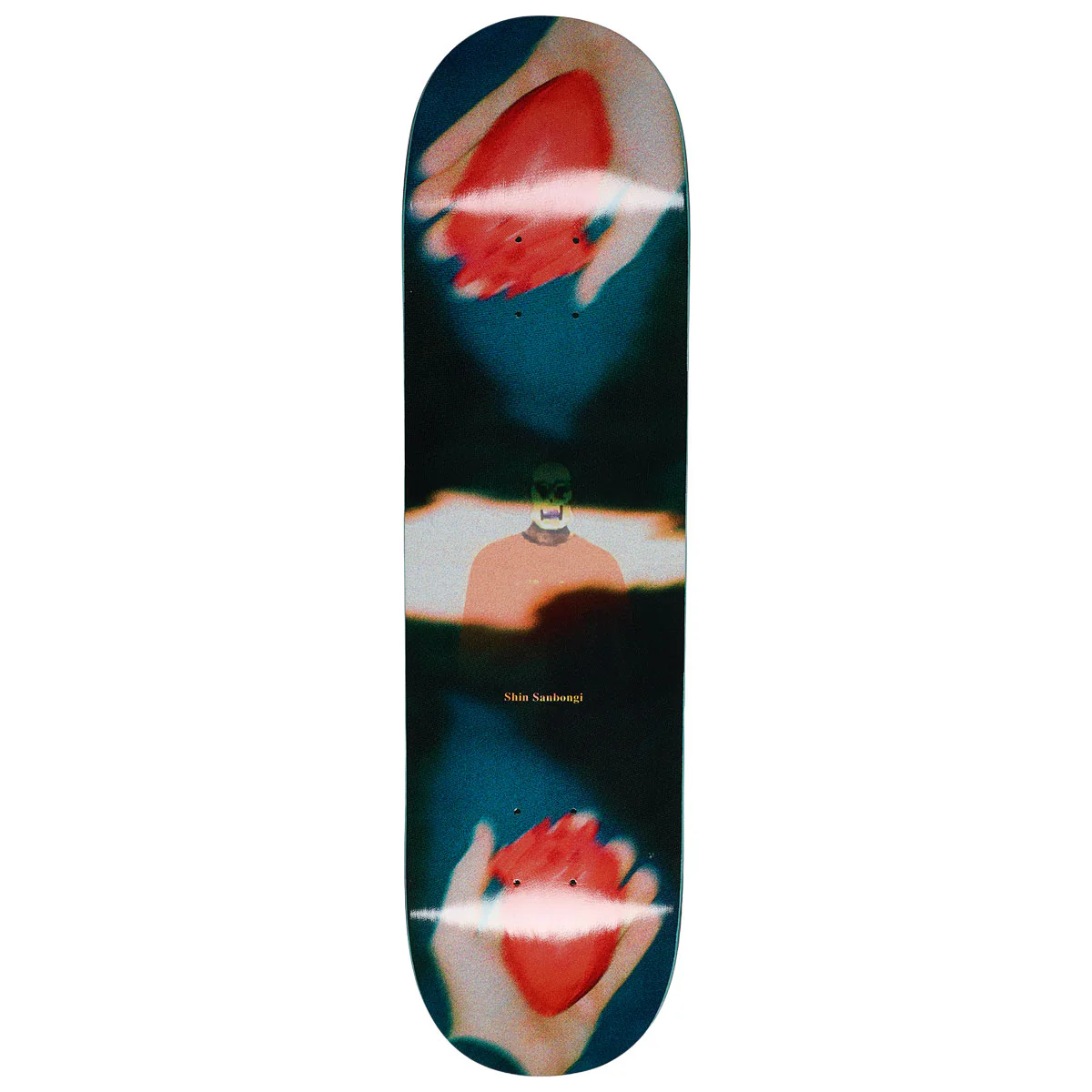 Polar Shin Sanbongi Heart In Hand Skateboard Deck - 8.50"