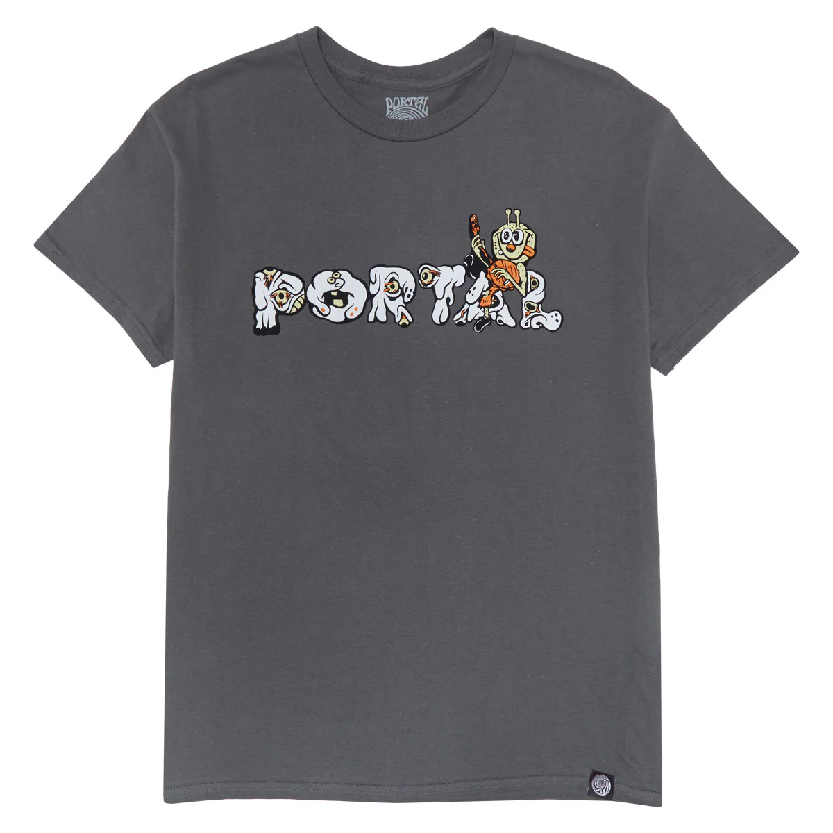 Portal Dimension Banjo Sunflower T-Shirt - Grey