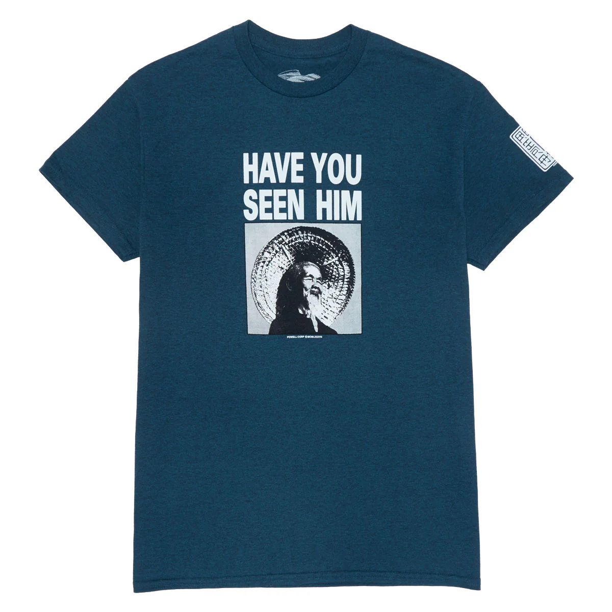 Powell-Peralta Animal Chin Have You Seen Him T-Shirt - Midnight Teal