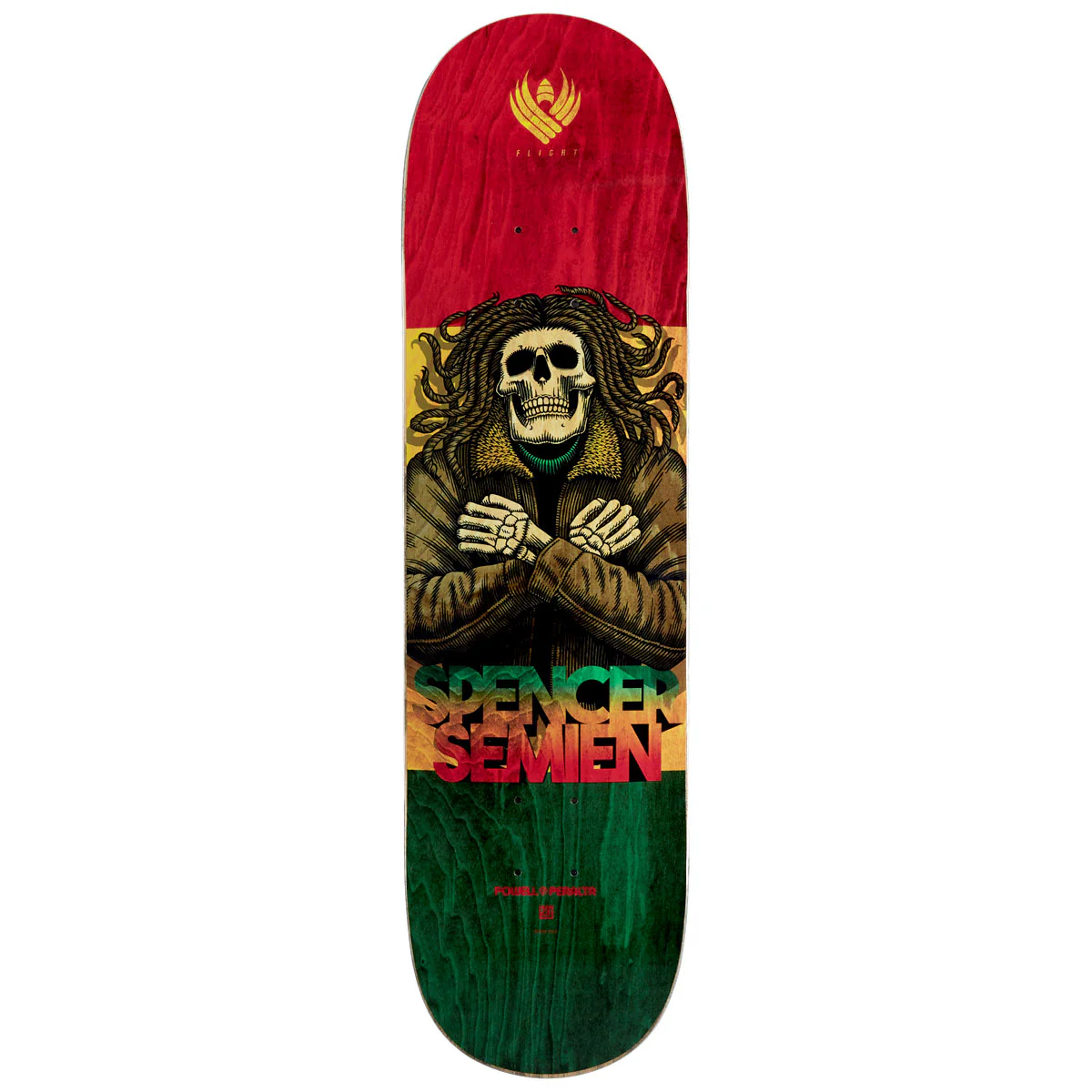 Powell-Peralta Flight Spencer Semien Dreads Skateboard Deck - 8.25"