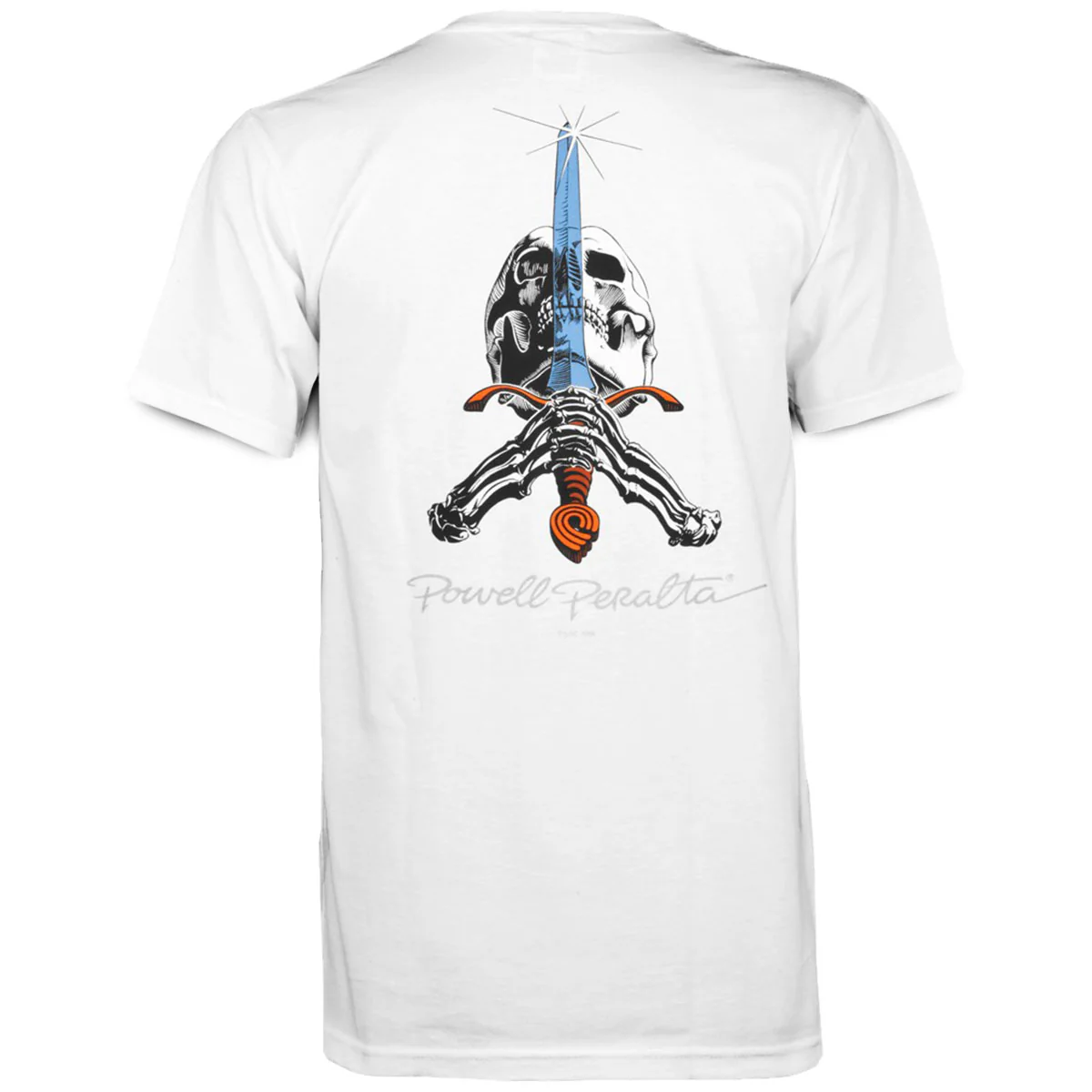 Powell-Peralta Skull and Sword T-Shirt - White