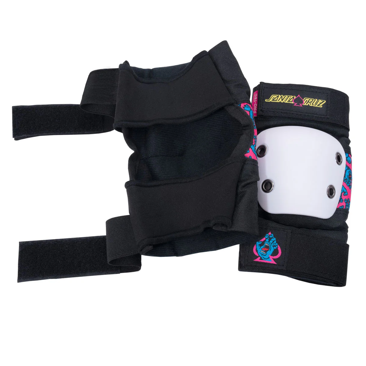 Pro-Tec x Santa Cruz Signature Edition Street JR 3 Pack Of Pads - Black - Image 3