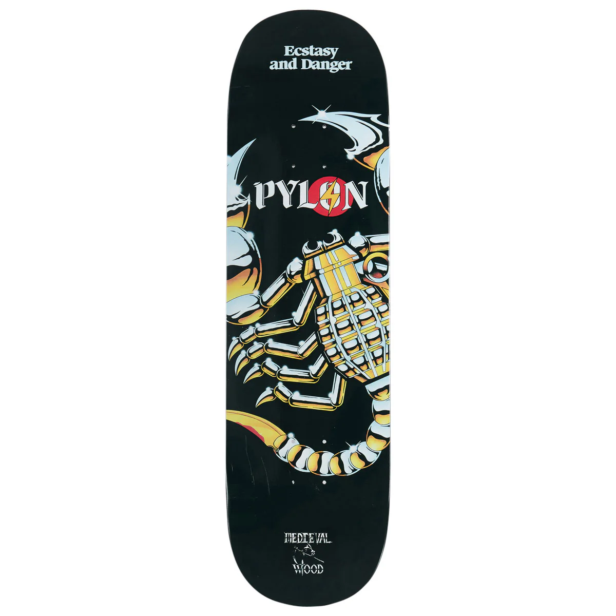 Pylon Ecstasy And Danger Skateboard Deck - 8.625"