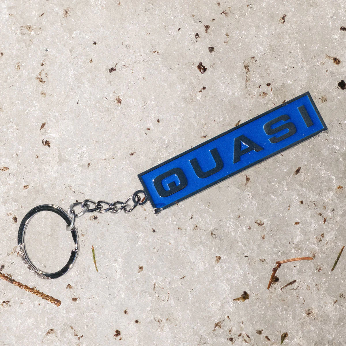Quasi Euro Keychain - Blue - Image 2