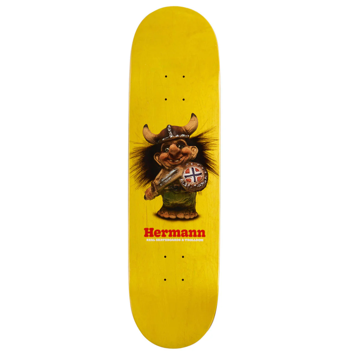 Real Hermann Trolldom Skateboard Deck - 8.50"