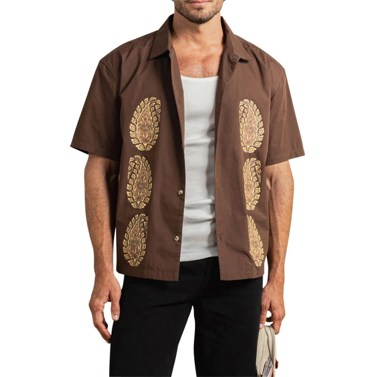 Rhythm Mirissa Relaxed Shirt - Earth