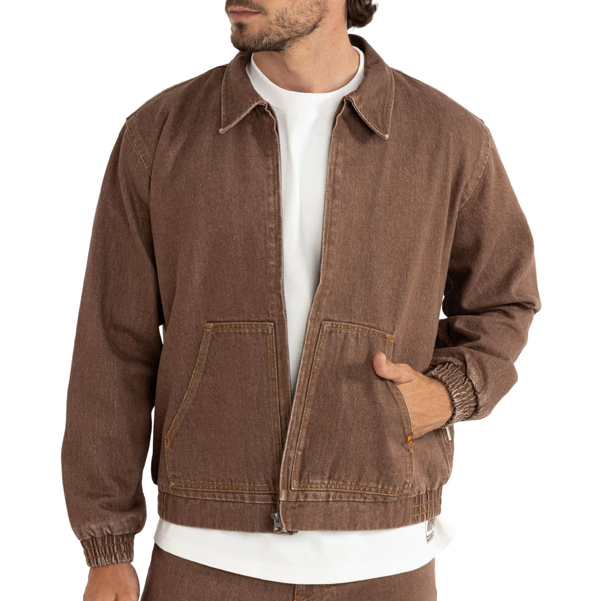 Rhythm Sundowner Denim Jacket - Tobacco